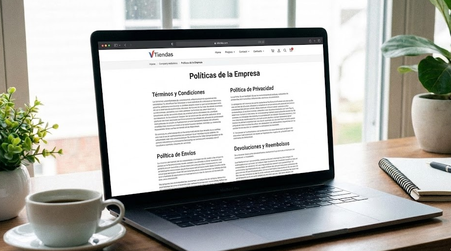 politicas de la empresa para una tienda online