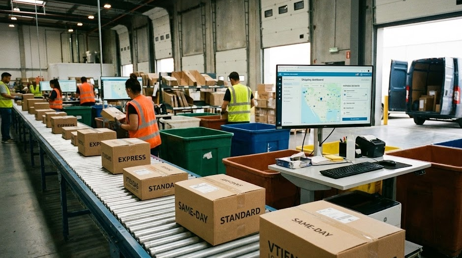 métodos de envío para una tienda online